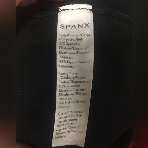 Spanx Thinstincts Black intimate shorts size XL - Picture 6 of 16